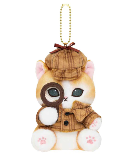 mofusand Detective Meow Mascot Keychain