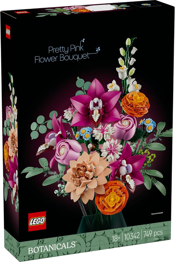 LEGO Botanical Pink Bouquet Building Set