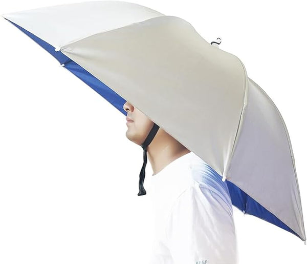 TTETNLY Hands Free Umbrella Hat Foldable