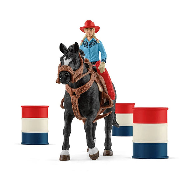 Schleich Farm World Barrel Racing Playset