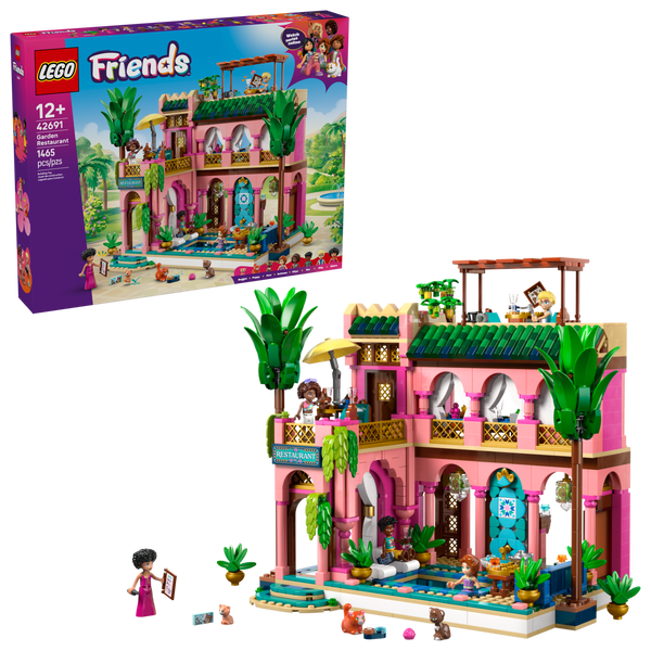 LEGO Friends Garden Restaurant  – Detailed Building Set