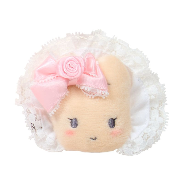 Sanrio Characters Secret Hair Clip (White Frill) Set (Box of 8 Pieces)