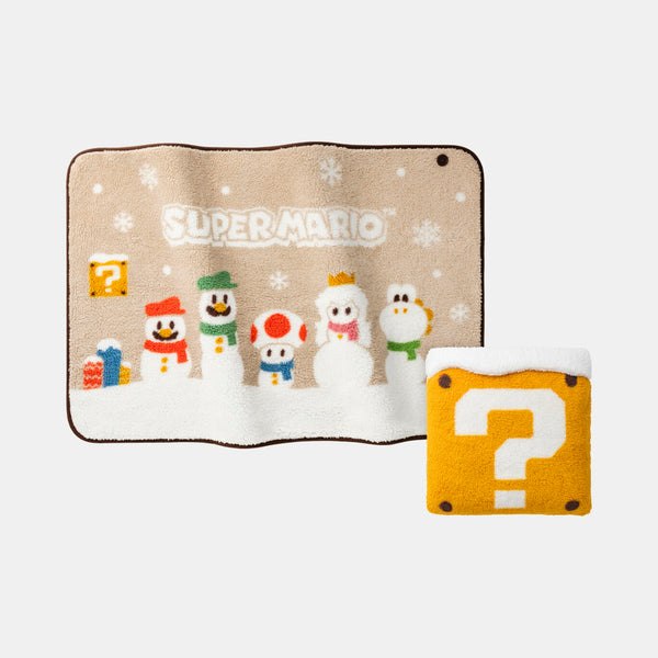 Super Mario Winter Collection Cushion Blanket