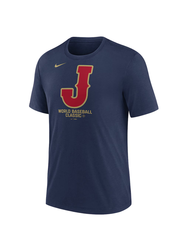 Nike 2026 WBC Japan Tri Blend T-Shirt Navy