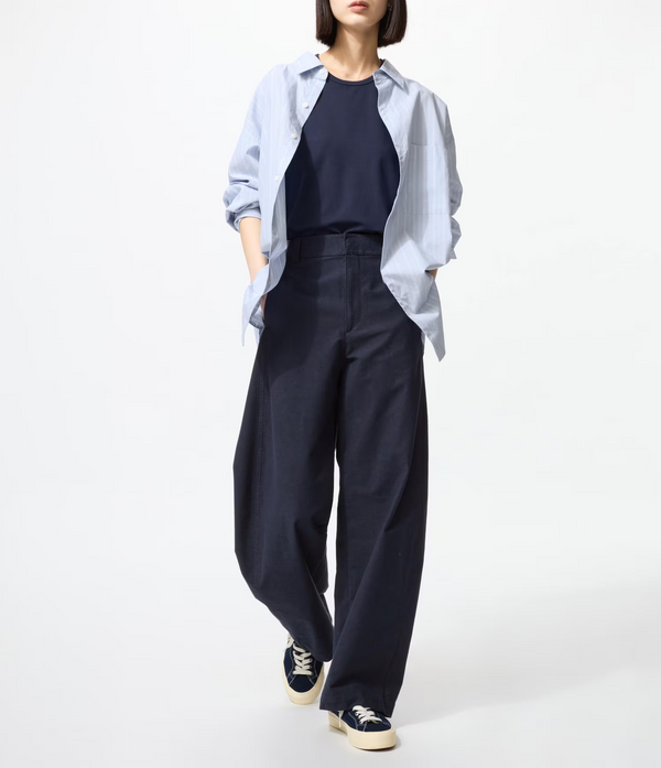 UNIQLO 475344 Jersey Barrel Leg Pants