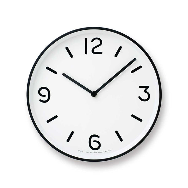 Yuichi Nara MONO Wall Clock 10-20 A White