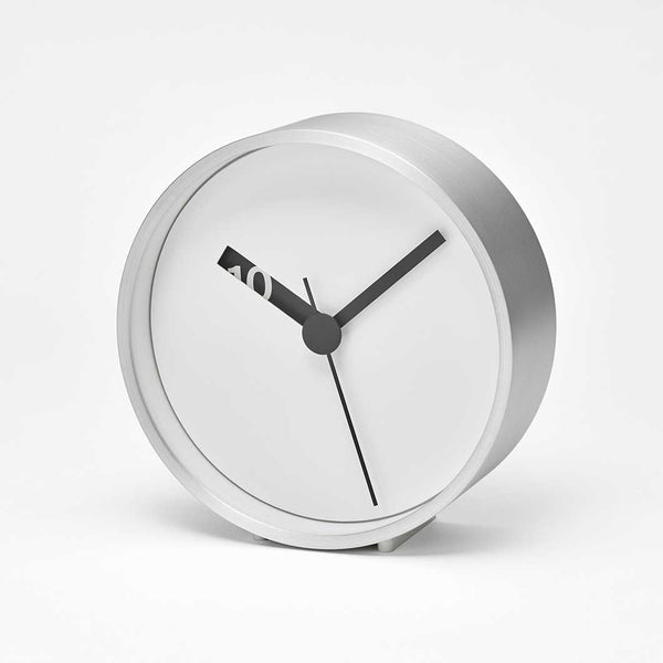 Normal Timepieces Extra Normal Desk White Clock