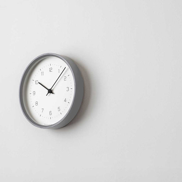 Kazuya Koike Neut Wall Clock Gray