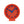 Load image into Gallery viewer, M,S,S. Desk Clock Orange by Yohei Oki Modern Geometric Table Clock
