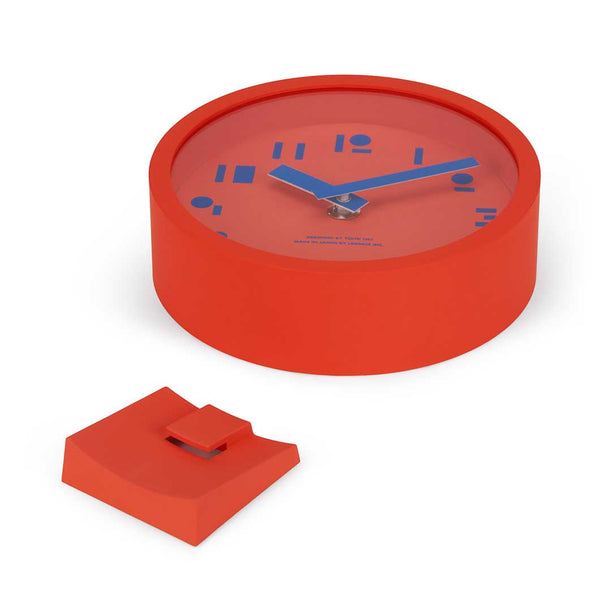 M,S,S. Desk Clock Orange by Yohei Oki Modern Geometric Table Clock