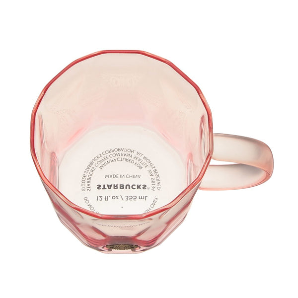 Starbucks Japan Sakura 2026 Heat-Resistant Glass Mug Pink Gradient 355ml