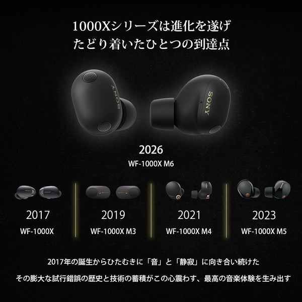 Sony WF-1000XM6 Wireless Noise Cancelling Earbuds
