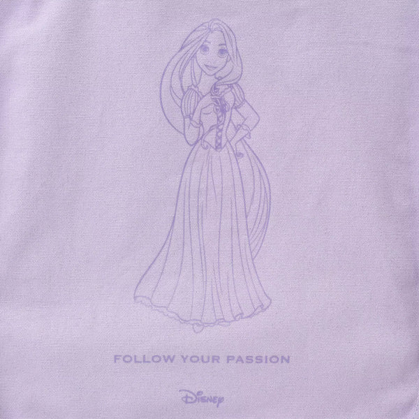 Rapunzel Basic Logo Tote Bag – Disney Princess Casual Cotton Tote