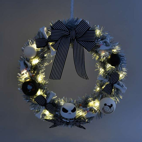 Tim Burton’s The Nightmare Before Christmas LED Light-Up Decorative Wreath Display