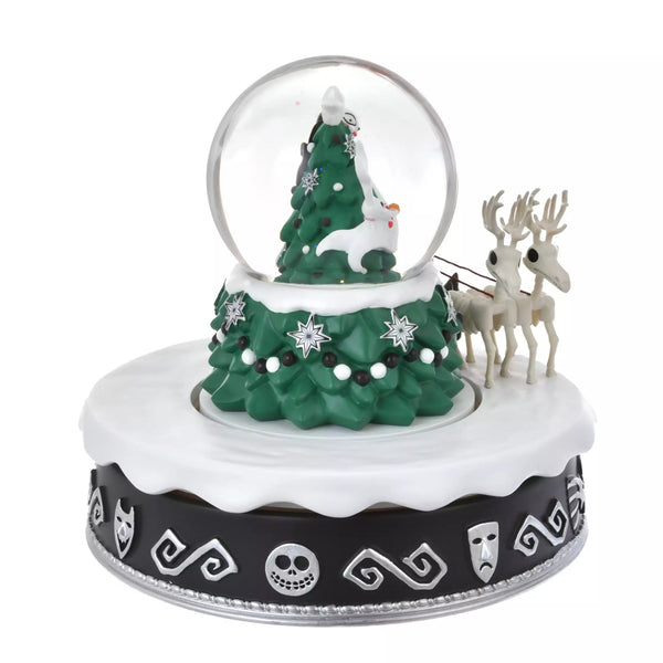 Disney The Nightmare Before Christmas Snow Dome with Moving Sleigh