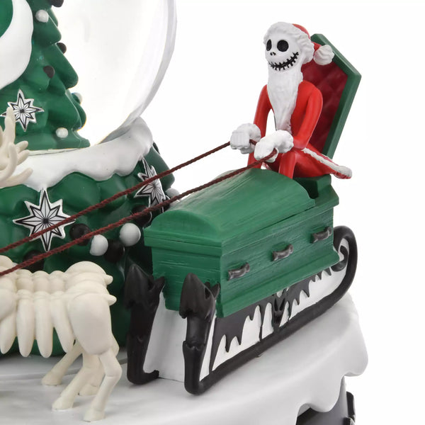 Disney The Nightmare Before Christmas Snow Dome with Moving Sleigh