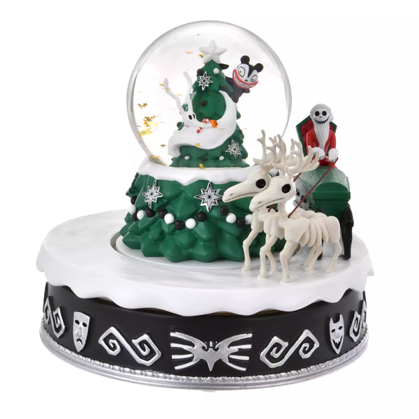 Disney The Nightmare Before Christmas Snow Dome with Moving Sleigh