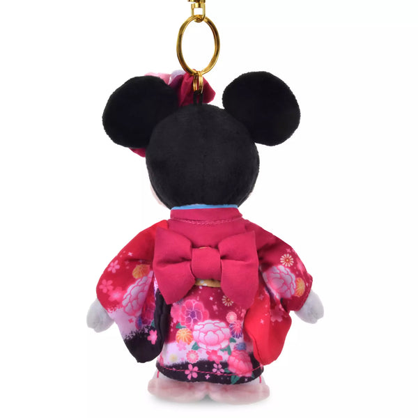Disney Minnie Kimono Style Plush Keychain