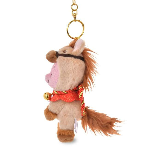 Disney ETO Series Piglet Brown Horse Plush Keychain