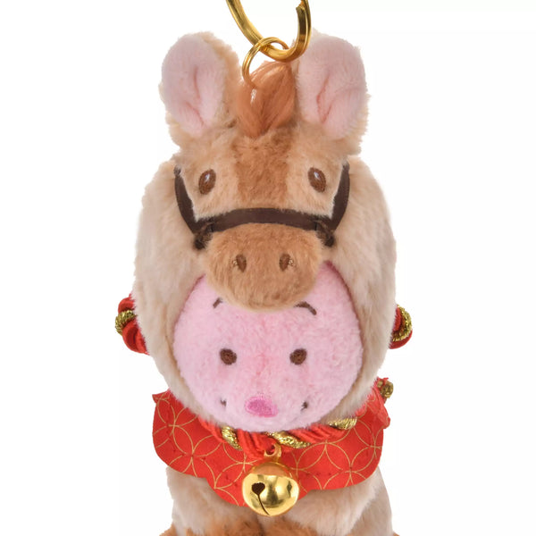 Disney ETO Series Piglet Brown Horse Plush Keychain