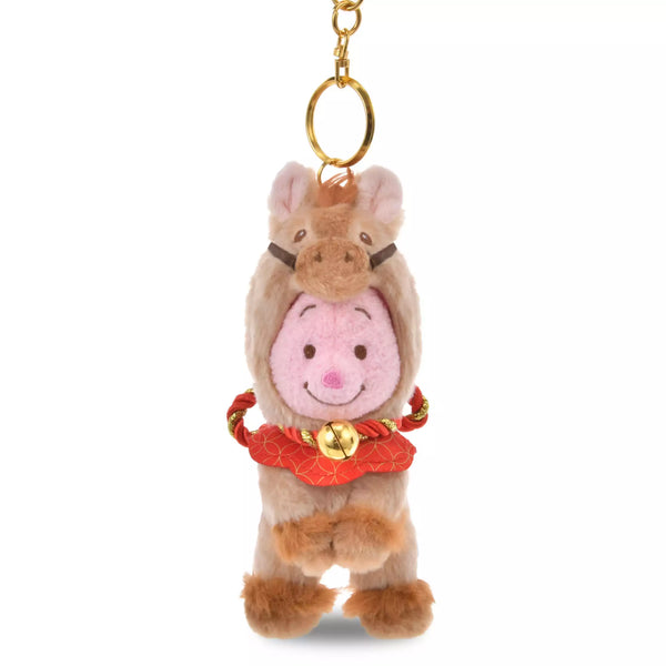 Disney ETO Series Piglet Brown Horse Plush Keychain