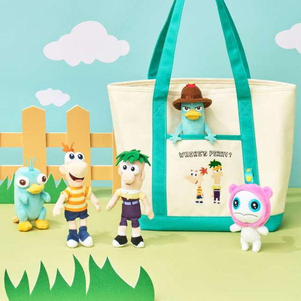 Disney Phineas and Ferb Agent P Plush Keychain
