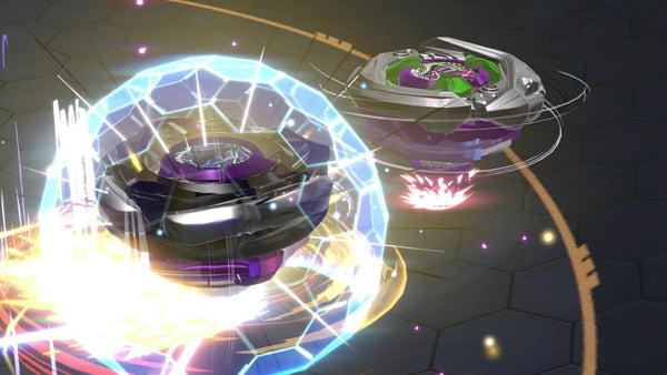 Beyblade X Evo Battle Nintendo Switch – CX-00 Leon Fang T4-60A Rainbow Coat Bonus & Blade Sticker Set