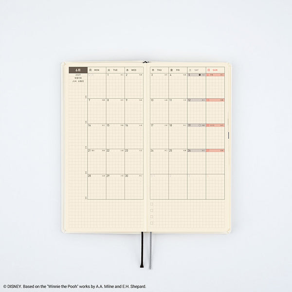 Hobonichi Techo 2027 Weeks Winnie-the-Pooh Story Time Loft Exclusive Planner