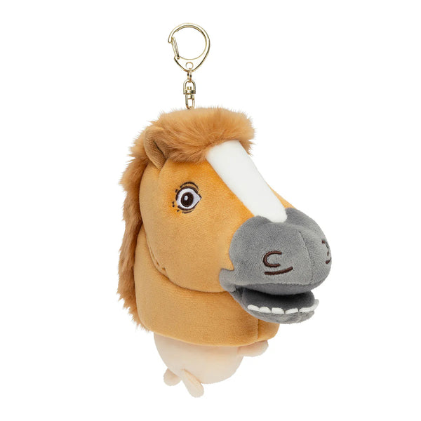 Chikawa Rabbit Mascot Keychain in Horse Costume