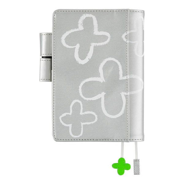 Hobonichi Techo Original A6 Cover Makoto Matsubayashi Silver Flower