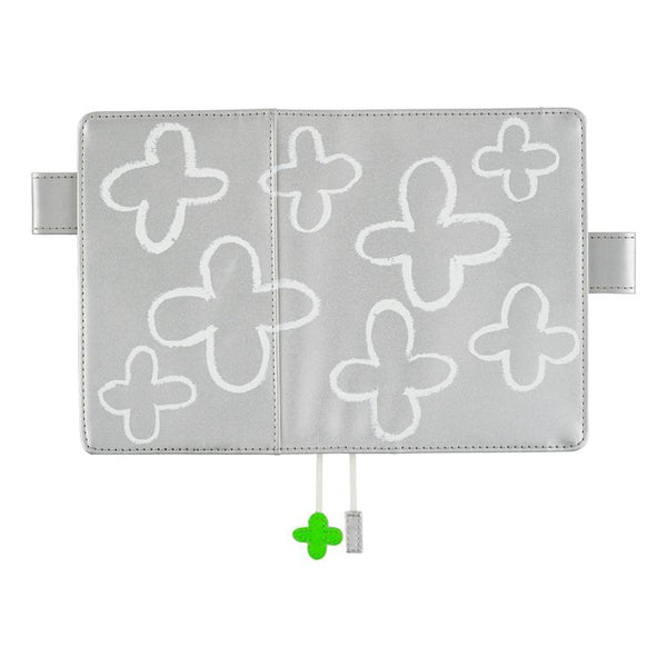 Hobonichi Techo Original A6 Cover Makoto Matsubayashi Silver Flower