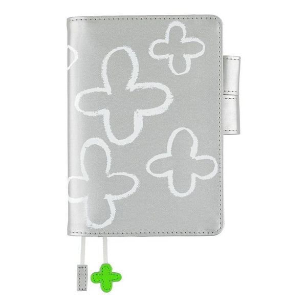Hobonichi Techo Original A6 Cover Makoto Matsubayashi Silver Flower