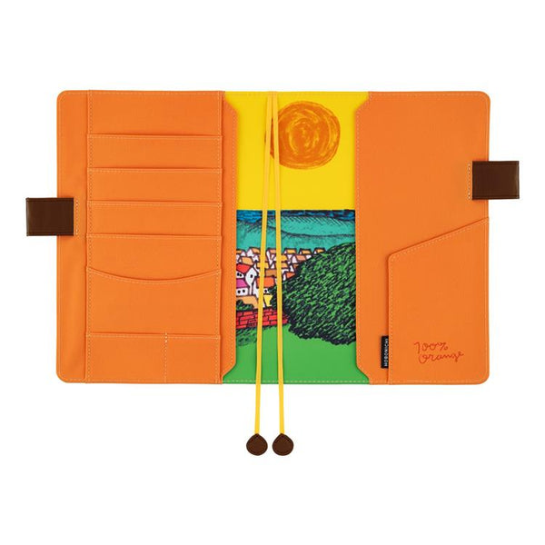 Hobonichi 100% ORANGE Squirrel Journey Cousin A5 Planner Cover