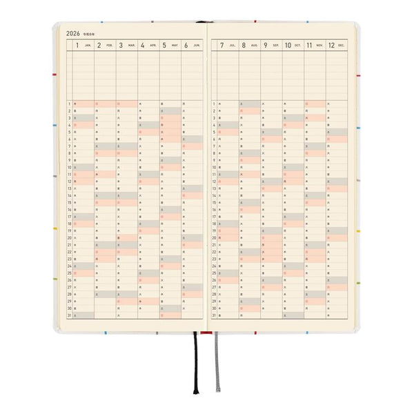 Hobonichi Weeks 100% ORANGE Squirrel Moving Planner Japanese