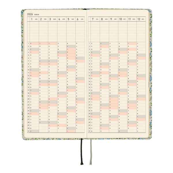 Hobonichi Weeks Liberty Fabrics Sasha Kiora Planner Japanese