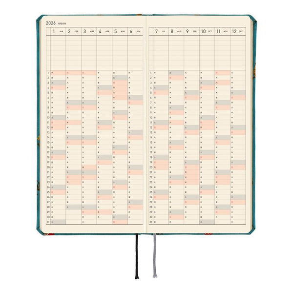 Hobonichi Weeks Colors In the Forest Planner Japanese