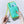Load image into Gallery viewer, Hobonichi Techo 2026 Aqua Lime Small Drawer Pouch
