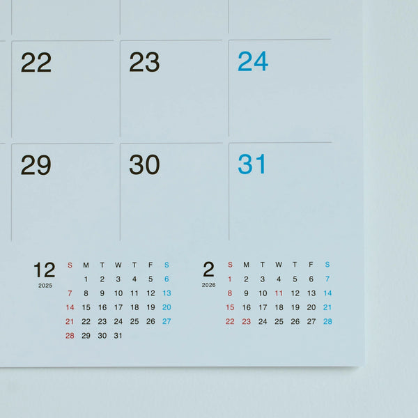 Hobonichi 2026 Medium Whiteboard Calendar