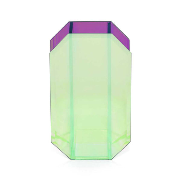 Mirage Octagon Glass Vase