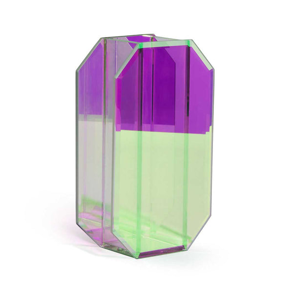 Mirage Octagon Glass Vase
