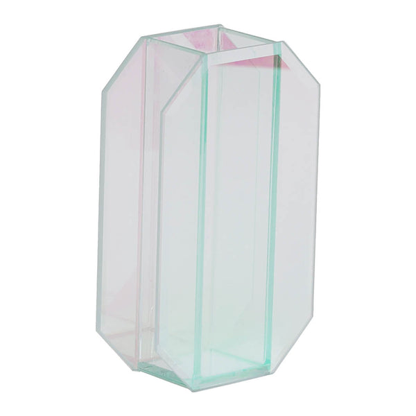 Mirage Octagon Glass Vase