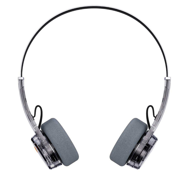 MONDO Freestyle Transparent Smoky Gray Bluetooth On-Ear Headphones