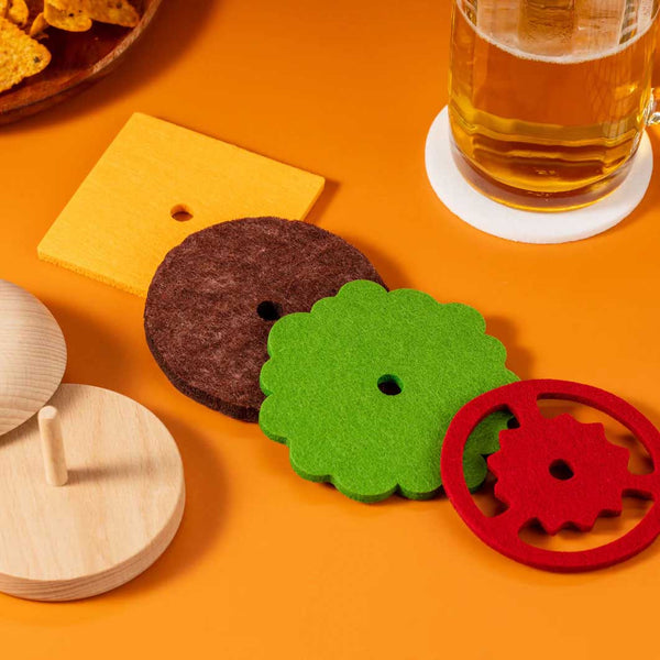 MoMA Cheeseburger Coaster Set