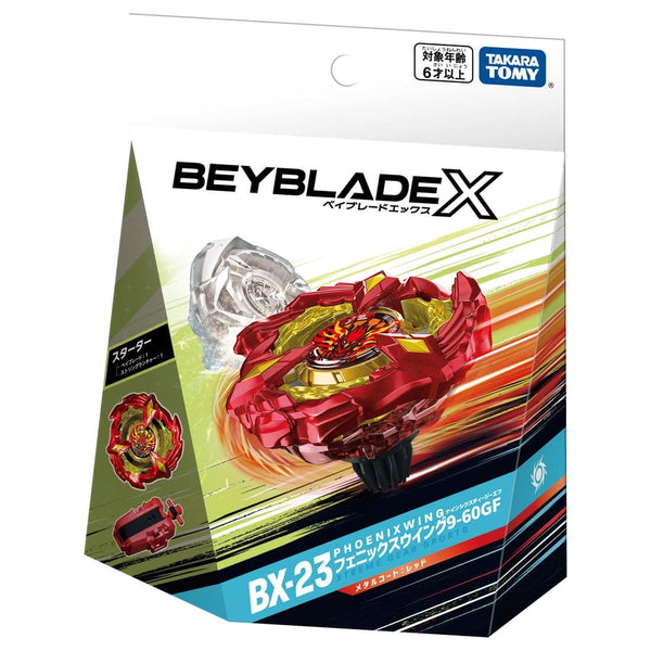TAKARA TOMY BEYBLADE X BX-23 Starter Phoenix Wing 9-60GF Burst Set