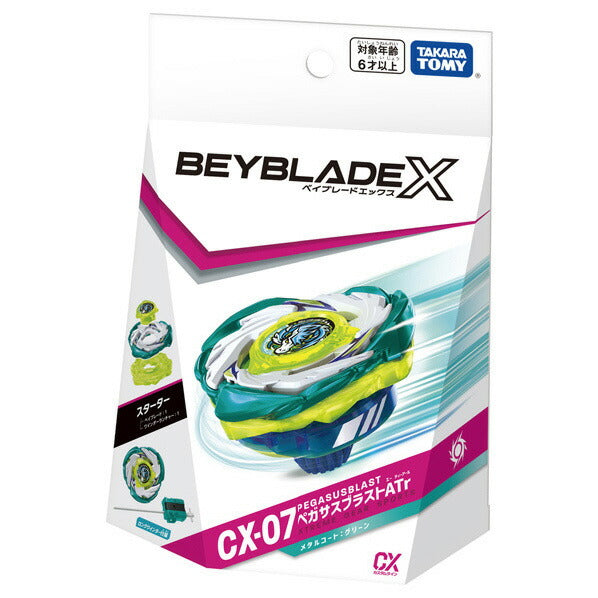TAKARA TOMY BEYBLADE X CX-07 Starter Pegasus Blast ATr