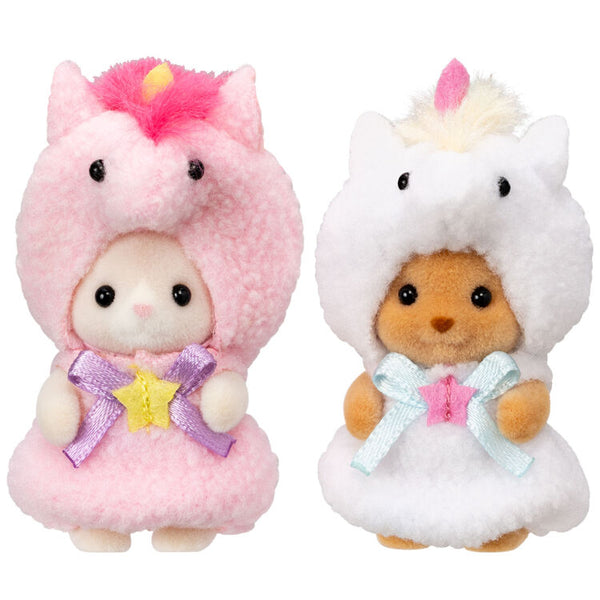 Sylvanian Families Baby Pair Set Unicorn Costume