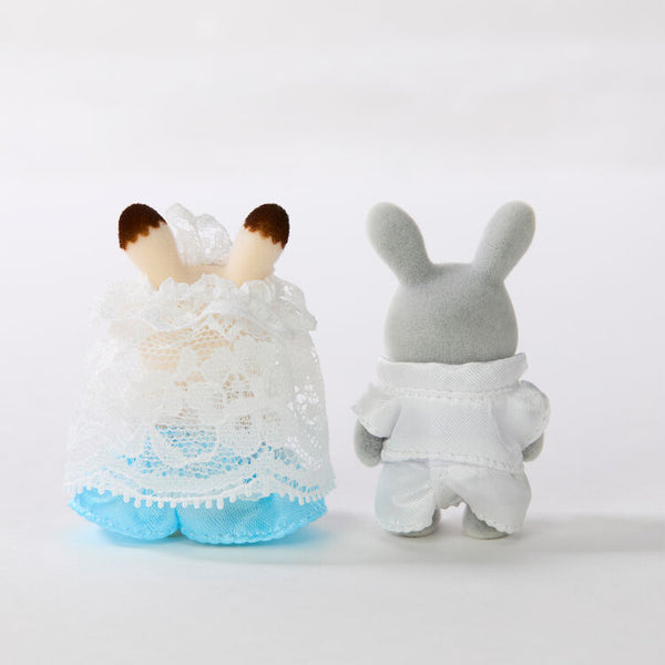 Sylvanian Families Baby Pair Set – Lovely Wedding Edition
