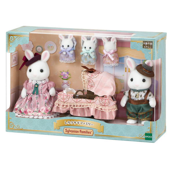 Sylvanian Families White Rabbit Family Set