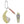 Load image into Gallery viewer, Sylvanian Families Husky Baby Rei Banana Costume Keychain Plush Charm
