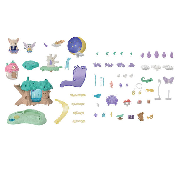 Sylvanian Families Enchanted Fairy Forest & Magical Castle Playset